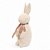 Coelho Da Páscoa Flocado Breeze Resina 1054871 38cm - Imagem 3