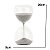 Ampulheta De Vidro 3min Areia Prata 18313 20x9cm Mart - Imagem 3