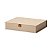 Livro Caixa Em Linho Marrom 32x24,5x7cm 15976 Mart - Imagem 1
