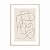 Quadro Minimalista Em Canvas 13575-2 70x50x3cm Tela Mart - Imagem 1