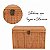 Bau Decorativo Em Rattan Marrom 28x30x44cm 18969-P  Mart - Imagem 3
