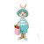 Coelho Da Páscoa Florsita Blue 22x7cm 1Und - Imagem 1