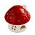 Casinha Cogumelo De Pascoa  Ceramico 17x12cm 1Un - Imagem 1