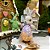 Mini Coelho Da Páscoa Ovo Lilás C/Laranja Fan67304 10cm - Imagem 2