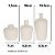 Kit Mini Vaso Cerâmico Bege 19795 P7,5cm M10cm G13,5cm Mart - Imagem 4