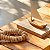Livro Caixa em MDF e PU Nude 20744 P 28x20x4cm Mart - Imagem 2