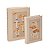 Livro Caixa em Linho Nude 14085 P25cm G23cm Kit c/2 Mart - Imagem 1