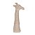 Escultura Girafa Em Poliresina 40,5x15,5x11cm 20931-G Mart - Imagem 1