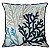Almofada Náutica 181 Coral Bordada Cordone 50x50cm - Imagem 1