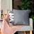 Almofada Basica Cinza Luxor Premium 329 43x43cm Belchior - Imagem 5