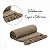 Manta Decorativa Marrom Microfibra Felpuda 1,68x1,33cm 19501 Mart - Imagem 3