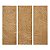 Quadro Mart Em MDFC/ Detalhe Dourado19972 C/3pçs 110x40x3cm - Imagem 1