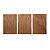 Quadro Em Madeira 18912 Kit C/3pçs  70x 50x2,5cm Mart - Imagem 1
