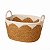 Cesto Organizador em Fibra Natural 16004 M 31x42x32,5cm Mart - Imagem 1
