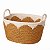 Cesto Organizador em Fibra Natural 16004 G 33X46,5X 37cm - Imagem 1