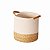 Cesto Organizado  Algodão e Fibra Natural 16008G  34X45cm - Imagem 1