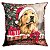 Almofada de Natal Meu Pet Golden Retriever  562 43cm - Imagem 1