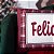Almofada de Natal  Baguete Felicidade 538 28x48cm - Imagem 3