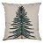 Almofada de Natal Arvore Bordada 532 43cm Belchior - Imagem 1