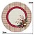 Capa de Sousplat Natalino Pinhas e Encanto 054  2Und 35cm - Imagem 4