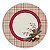 Capa de Sousplat Natalino Pinhas e Encanto 054  2Und 35cm - Imagem 1