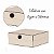 Caixa Organizadora em MDF e PU 20367 8,5x21,5x21,5cm Mart - Imagem 3
