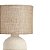 Abajur Luminária Em Cerâmica e Fibra Natural 18269 48x33,5cm Mart - Imagem 3