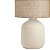 Abajur Luminária Em Cerâmica e Fibra Natural 18269 48x33,5cm Mart - Imagem 5