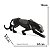 Escultura Decorativa Leopardo 12426 18x61x9,5cm Mart - Imagem 3