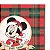 Guardanapo De Papel Natalino  Minnie 32,5cm 1089545 1Unid - Imagem 3
