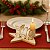 Castiçal Porta Vela Trem Branco Ouro 13cm C/1 Unid 1058765 - Imagem 3