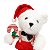 Urso C/Movimento Cachorro Branco e Vermelho 1056076 32cm 1UN - Imagem 4