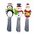 Espatula Pinguim Boneco De Neve Papai Noel 1034556 C/3Un - Imagem 1