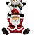 Papai Noel Boneco De Neve Pinguim  24cm 1Un 1113620 - Imagem 5