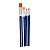 Kit Pincel Achatado 0.7003 C/ 7Unidades Compel - Imagem 2