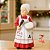 Boneco Natalino Vovó Noel Cozinheira 27cm 1071404 - Imagem 2