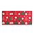 Toalha Caminho De Mesa Natalino Bola De Neve Vermelha 1087229 182x25cm - Imagem 1
