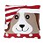 Almofada Natalina Pet Funny 40cm 1085079 Cromus - Imagem 1
