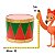 Tambor Decorativo Vermelho/verde jogo C/ 3 1044472 Cromus - Imagem 4