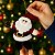 Mini Pelucia Papai Noel Pinha 12cm 1007327 1Un Cromus - Imagem 2