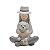 Escultura Decorativa Doce Abraco 10,5x8x14,5cm  61875 - Imagem 1
