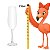 Taça de Champanhe C/6 Cristal Ecologico Crex 270ml 35776 - Imagem 4