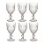 Taça De Água De Vidro Greek Transparente C/6 320ml 35451 - Imagem 1