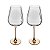 Taça Para Vinho 560ml Incolor C/Haste Ambar C/2 220469 Wolff - Imagem 1