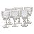 Taça De Água De Vidro Brand Rainbow Metalizado C/6 345ml - Imagem 1