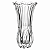 Mini Vaso Tulipa De Cristal Transparente 19x10cm 61678 - Imagem 1