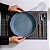 Prato Raso De Ceramica Marine Azul 25cm 18230 Wolff - Imagem 2