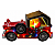 Carro Natalino Papai Noel C/Led 13cm RS1917 - Imagem 1