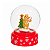 Cenario Globo de Água Ginger Som e Neve 18cm 1Unid DG2818 - Imagem 1