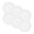 Prato P/ Sobremesa Monaco C/ Borda Prateada 19cm CJ6 18077 - Imagem 1
